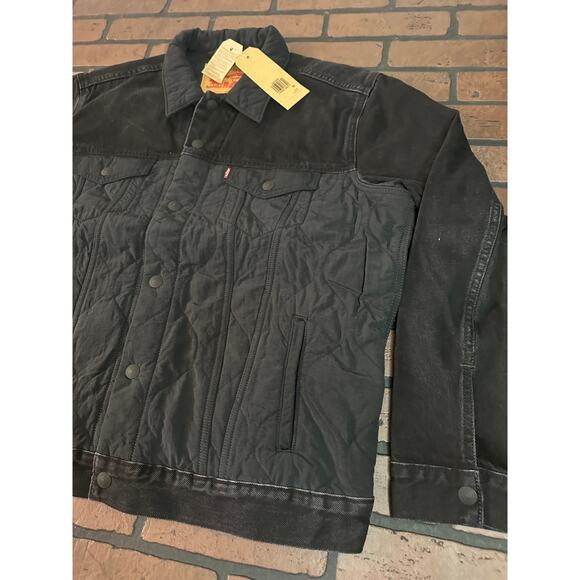 Levi's Black on Black Jacket ~New with Tags XXL~ - Picture 7 of 7